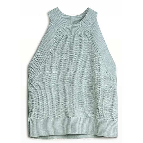 Aritzia Tops - Wilfred light sage ribbed knit sleeveless top